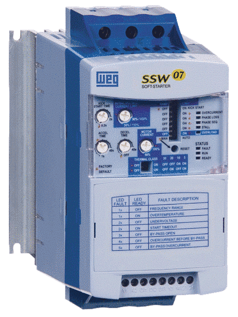 Пускове пристрій ETI EXSSW07 0130, 230/380V, 130A, 55kW для електродвигунів 4658130 фото